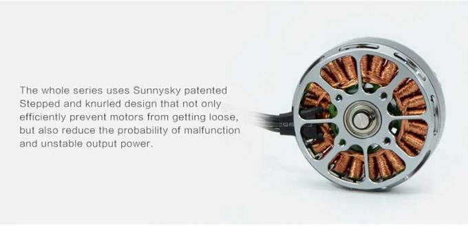 เครื่องยนต์โดรนยกหนักทางอากาศ 300KV เครื่องยนต์ไร้แปรงประสิทธิภาพสูง 2