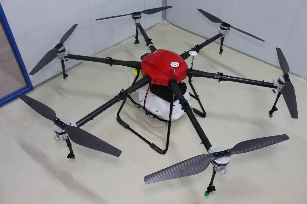 กรอบ Drone สายใยคาร์บอนสีฟ้า 1648 มิลลิเมตร ราคล้อ 17L พลังงาน 0