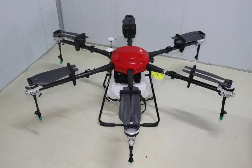 กรอบ Drone สายใยคาร์บอนสีฟ้า 1648 มิลลิเมตร ราคล้อ 17L พลังงาน 1