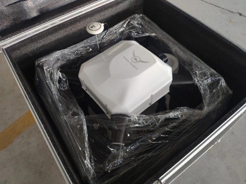 กรอบ Drone สายใยคาร์บอนสีฟ้า 1648 มิลลิเมตร ราคล้อ 17L พลังงาน 5
