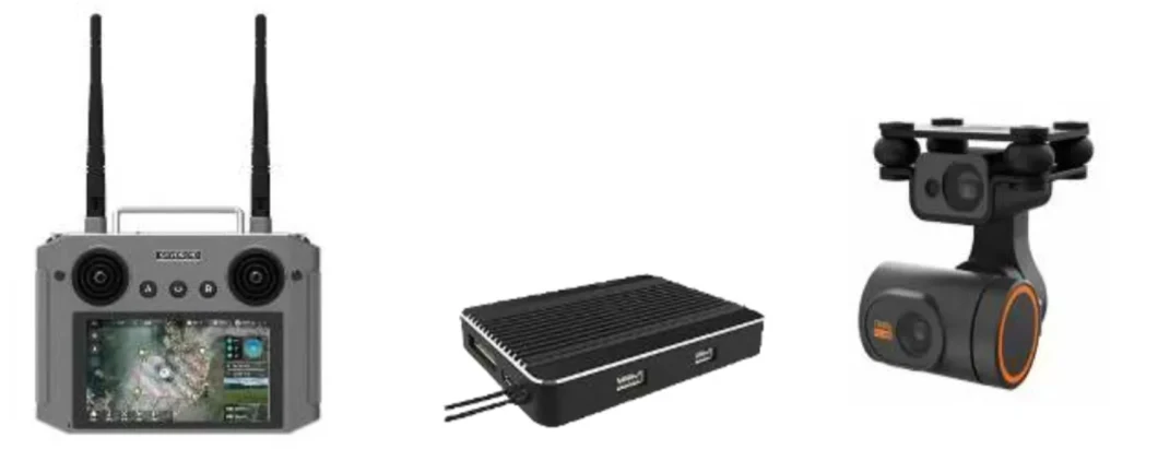 MYUAV Mtow 50kg เครื่องบินไร้สายพานที่เชื่อมต่อโดยเครื่องไฟฟ้า Tether เครื่องบินไร้สายพานภาระขนาดใหญ่ 3