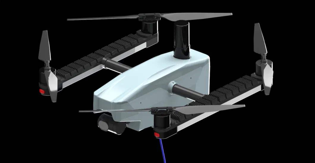 ไฟฟ้า MYUAV Drone โดยสายไฟฟ้า Tether จําหน่ายพลังงานอย่างต่อเนื่อง 24 ชั่วโมงสําหรับแสงฉุกเฉิน 3