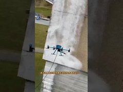 DJI FlyCart 30 สูง การทําความสะอาดอาคาร ระบบ Drone ติด