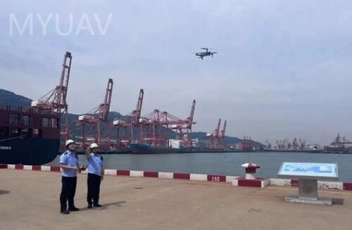 ข่าวล่าสุดเกี่ยวกับ การตรวจสอบทางอากาศโดยเครื่องบิน MYUAV ช่วยเพิ่มคุณภาพและประสิทธิภาพการบังคับบังคับกฎหมายจราจรในท่าเรือ Lianyungang