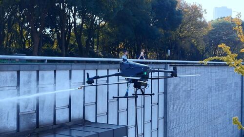 ข่าวล่าสุดเกี่ยวกับ ความก้าวหน้า: โดรน MYUAV M400X ปฏิวัติการทำความสะอาดอัตโนมัติในที่สูง