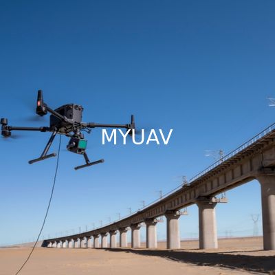 MYUAV Bridge Inspection Drone Tethered System AI ใช้งานง่าย ความปลอดภัยสูง