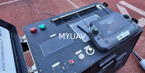 สถานี Drone ที่ผูกติดกันได้อย่างยาวนานและเบาๆ พร้อมกับรองรับ Tripod หรือ Pole Mount Max 100m Tether Length CE /